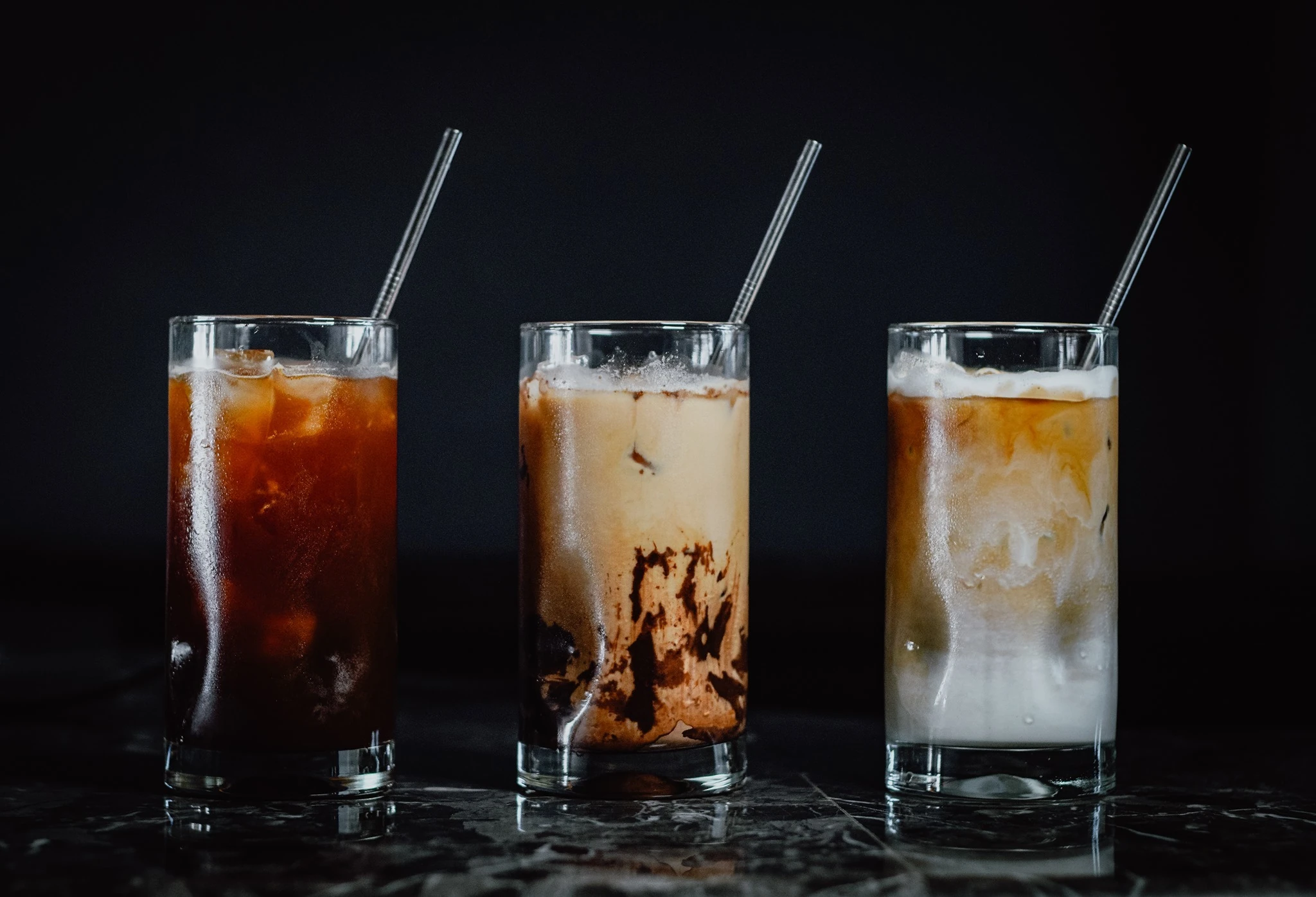 Chilled cold brew beverages